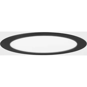 Koupelnové svítidlo KOHLLIGHTING DISC zapuštěné svítidlo s rámečkem pr. 172 mm černá 12 W CRI >80 4000K Non-Dimm - KOHL-Lighting KHL K51702.02.RF.BK-BK.OP.ST.8.40
