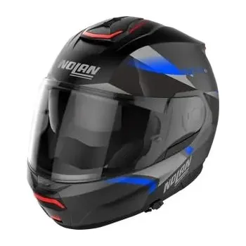 Helma na motorku NOLAN přilba N100-6 Paloma black/silver/blue - S