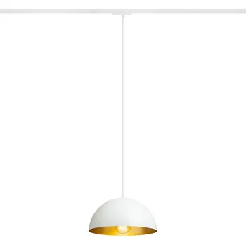 GLADYS 30 pro jednookr. lištu bílá/zlatá 230V LED E27 15W