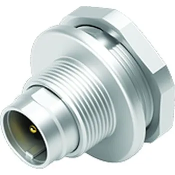 LED panel Binder 09 0411 00 04 Konektor M9 pro montáž na panel, kontakty: 4, nestíněný, pájený, IP67