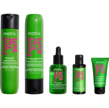 Kosmetická sada Sada pro hydrataci suchých vlasů Matrix Food For Soft + šampon 75 ml a kondicionér 50 ml zdarma + dárek zdarma