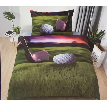 Povlečení Apex 3D povlečení 140x200+70x90-Golf