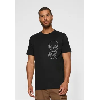 Skull One Line Tee - black 5XL