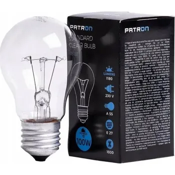Žárovka Patice žárovky E27 100W A55 230V čirá (10//100)