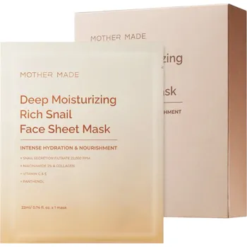 Pleťová maska MOTHER MADE - Deep Moisturizing Rich Snail Mask - Hloubkově hydratační bohatá šnečí maska od 1ks Množství: 1ks