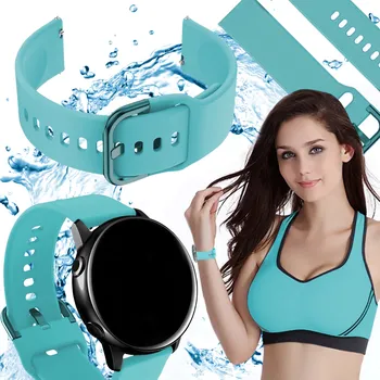 Příslušenství k chytrým hodinkám Řemínek pro Garmin Forerunner 255 / 255 Music chytré hodinky světle modrý řemínek