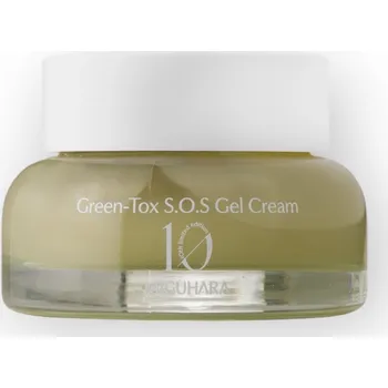 Pleťový krém Miguhara - Green-Tox S.O.S Gel Cream - Gelový krém na obličej s extraktemze zeleného čaje Jeju - 50ml