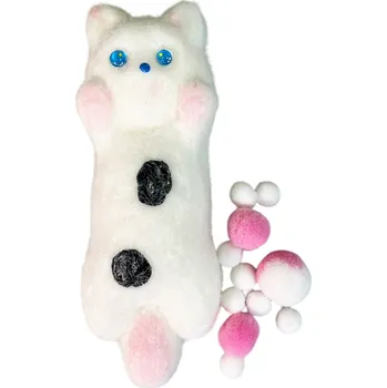 Dětský míč Mačkací hračka Pinch Family kočka