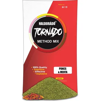 Návnadová surovina Haldorádó Method Mix Tornado 500g Příchuť: Punč/Mentol