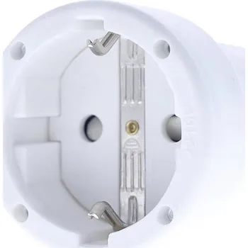 Elektrická zásuvka AS Schwabe 62224 zásuvka PVC 230 V bílá