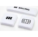 BALLING Sada potítek s čelenkou BÍLÁ