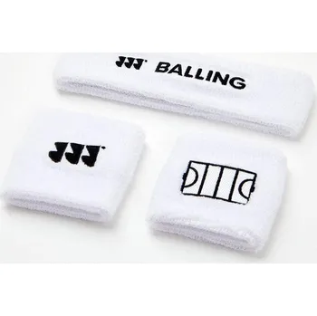 Čelenka BALLING Sada potítek s čelenkou BÍLÁ