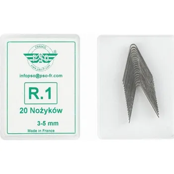 Sada na opravu pneumatiky Prořezávací nože na pneumatiky R-1, 3-4mm, pro prořezávačku PSO PS 15, 20ks, Invento AT000-1501