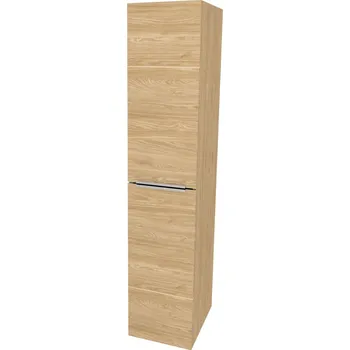 Mereo Mailo, koupelnová skříňka vysoká 170 cm, chrom madlo, Multidecor, Dub olejovaný - CN594LPDUO1