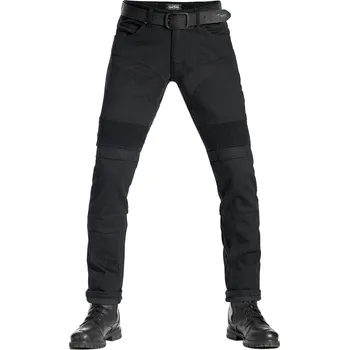 Moto kalhoty PANDO MOTO kalhoty jeans KARLDO KEV 01 Long black - 36