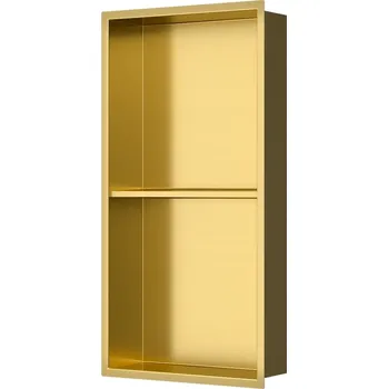 Drátěná police Vestavná polička SAT Aurum zlatá 33x63 cm SATAURN6030SBG - SATAURN6030SBG