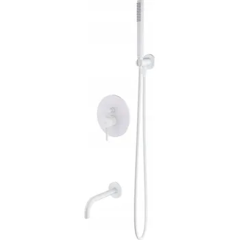 Sprchový set SYSYW01WM Podomítkový vanový a sprchový systém BÍLÝ MAT OMNIRES
