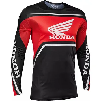 cyklistický dres FOX dres FLEXAIR Honda red/black/white - 2XL
