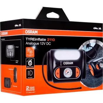 Kompresor OSRAM kompresor, analogový ukazatel - TYREinflate 2110 12V