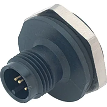 Rozvaděč Binder 86 4633 1002 00004 Konektor M12 pro montáž na panel, kontakty: M20x1,5, pro napájení, 4, nestíněný, pájený, IP67, UL.