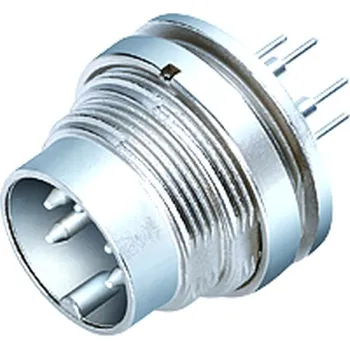 Rozvaděč Binder 09 0339 90 16 Konektor M16 pro montáž na panel, kontakty: 16, nestíněný, THT, IP40, upevněný zepředu