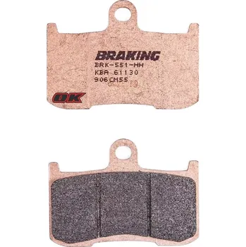 Brzdová destička Braking (Itálie) Přední brzdové destičky Braking 906CM55 - Kawasaki Z 900, 900ccm - 18-24