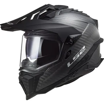 Helma na motorku LS2 přilba EXPLORER CARBON MX701 Solid matt carbon - XL