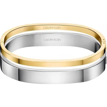 Šperk Calvin Klein Luxusní bicolor náramek Hook KJ06JD20010 5,4 x 4,3 cm - XS + 2 měsíce na vrácení zboží
