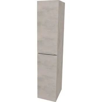 Kotel Mereo Mailo, koupelnová skříňka vysoká 170 cm, chrom madlo, Multidecor, Chromix stříbrný - CN594LPACST