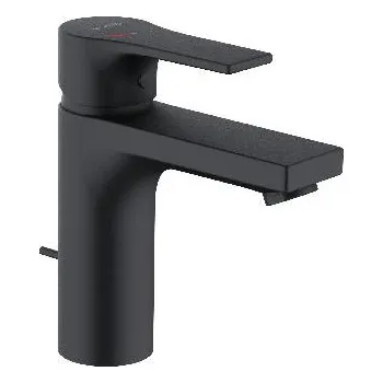 Vodovodní baterie Kludi Umyvadlová baterie, s výpustí, EcoPlus, matná černá - 482933965
