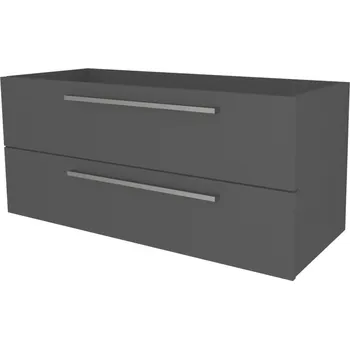 Kotel Mereo Bino, koupelnová skříňka 121 cm, Multidecor, Šedý diamant - CN693SSEDD