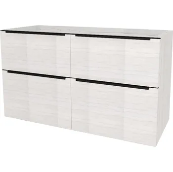 Kotel Mereo Mailo, koupelnová skříňka 121 cm, černé madlo, Multidecor, Pino Aurélio - CN593SBPINO