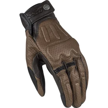 Rukavice LS2 RUST MAN GLOVES BROWN LEATHER - M