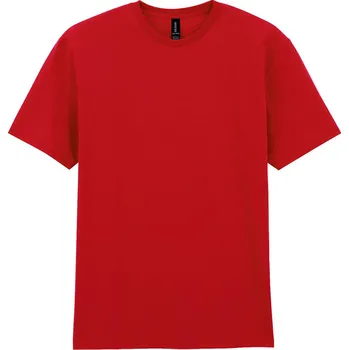 Gildan Tenké bavlněné tričko pro dospělé Velikost: 3XL, Barva: červená