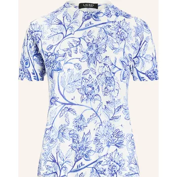 Dámské tričko Lauren Ralph Lauren Dámské Úpletové Tričko Se Lnem, bílá /...