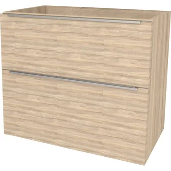 Kotel Mereo Mailo, koupelnová skříňka 61 cm, chrom madlo, Multidecor, Blonde Liberty Elm - CN590SBLE1