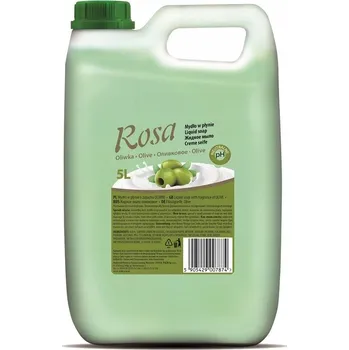 Mýdlo Husté Antibakteriální Mýdlo v Tekuté Formě ROSA Olivové 5L
