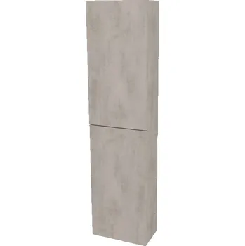 Kotel Mereo Aira, koupelnová skříňka 170 cm vysoká, pravá, Multidecor, Chromix stříbrný - CN794PNACST