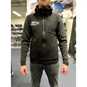 Pánská mikina HJC mikina TEAM Zip black/heather grey - L