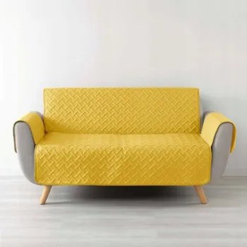 Přehoz na lůžko Přehoz na postel Douceur d'intérieur polyester 279 cm x 179 cm žlutý