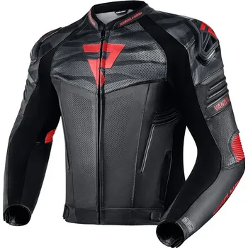 Moto bunda REBELHORN bunda VANDAL black/fluo red - 46