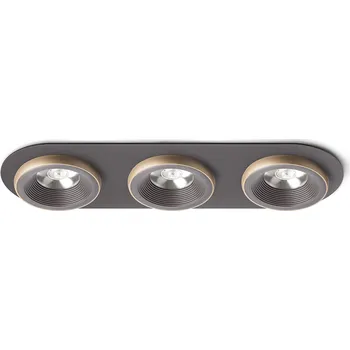 Bodové svítidlo SHARM R III zápustná hnědá/perleťová zlatá 230V LED 3x10W 24° 3000K