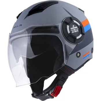 Helma na motorku PULL-IN přilba OPEN FACE 22 Gary grey - M