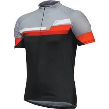 cyklistický dres KENNY cyklo dres XC SUMMER 16 black/grey/red - XL