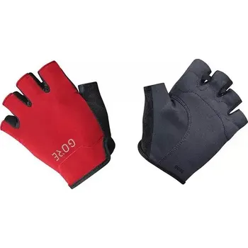 Cyklistické rukavice Rukavice Gore C3 Short Finger Gloves Black/Red XL