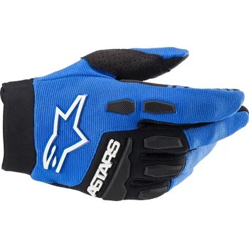 Rukavice ALPINESTARS rukavice FULL BORE dětské blue/black - 3XS