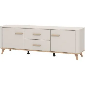 Televizní stolek Tv stolek 154 Devon - kašmír, dub