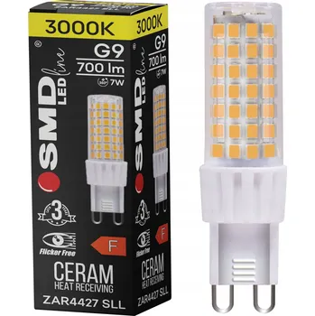 Žárovka ŽÁROVKA SMD LEDline TEPLÁ G9 7W BEZ BLIKÁNÍ