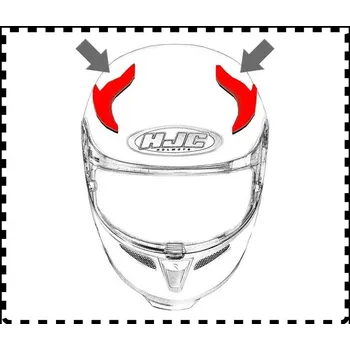 Auto-moto HJC ventilace RPHA 12 Horní Spasso MC3H
