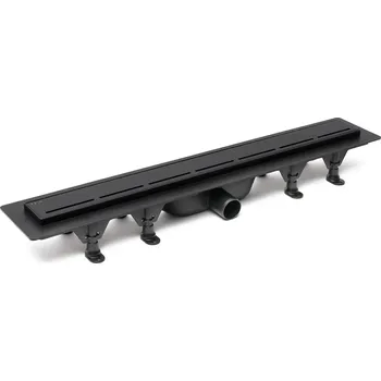 sprchový žlab Sprchový žlab SAT 70 cm plast černý mat ZLAB70BL - ZLAB70BL